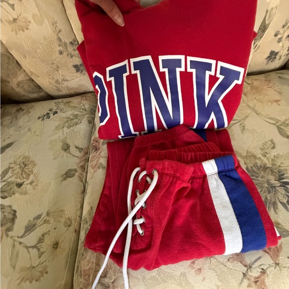 Victoria’s Secret. PINK - Red White and Blue Sweat Suit Set - Picture 9 of 9